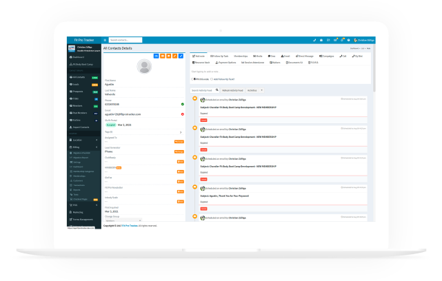 Fit Pro Tracker The 1 Fitness And Billing Management Software